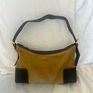 Loewe suede shoulder bag